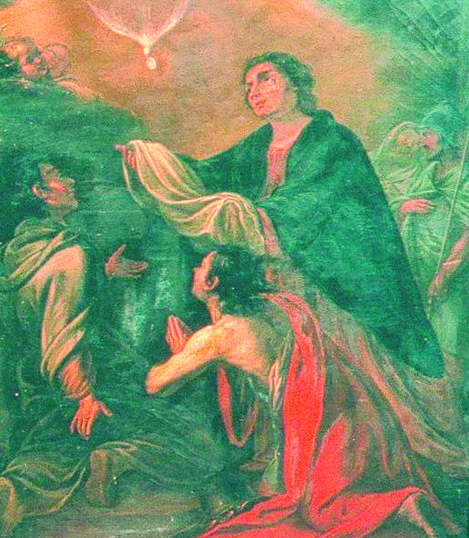 San Secondo, prima di morire, riceve